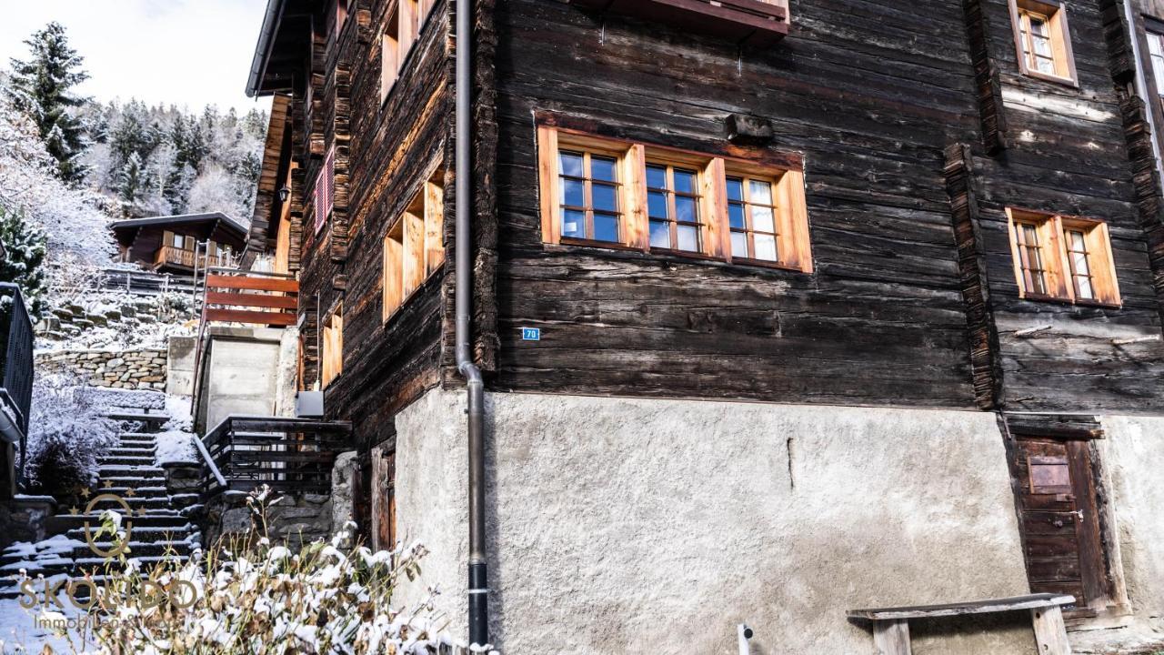 Heimeliges Walliserhaus Fiesch Exterior photo